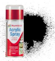 AD6021 Humbrol Number 21 150 ml acrylic paint gloss black